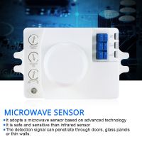 LED Movement Sensor Motion Light Switch Motion Sensor เครื่องตรวจจับอินฟราเรดอัตโนมัติ PIR Switch Photoswitch 220V 230V