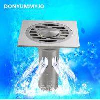 Stainless Steel Floor Drain10*10cm Anti-odor Square Shower Floor Drain Bathroom Kitchen  Accessories Ralo Para Banheiro Traps Drains