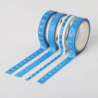 เทปตารางเวลา Washi 4ชิ้นตัวช่วยวางแผนสัปดาห์รายการตรวจสอบวันที่กาว8มม. Stiker Buku Kliping สมุดวางแผ่นเล่มเล็กเทปมาส์คหน้า
