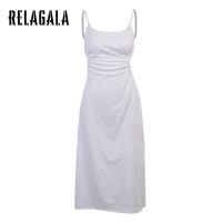 COD SDFGERTYTRRT RelaGala Womens Fashion Off Shoulder Slim Fit Halter Backless Long Dress