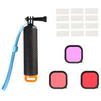 Buoyancy stick orange filter filter anti-fog film diving set buoyancy stick with mounting cket for GoPro Hero 11 10 9 SJCAM