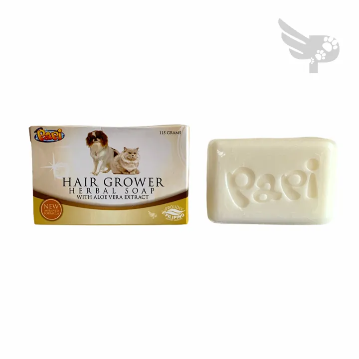 Papi Hair Grower Herbal Soap with Aloe Vera Extract 115g For Dogs and