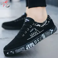 [QiaoYiLuo casual shoes fashion men sneakers สีด memeber stripe print super chic sneakers student shoes fashion style Korean breathable insert casual,QiaoYiLuo casual shoes fashion men sneakers สีด memeber stripe print super chic sneakers student shoes fashion style Korean breathable insert casual,]