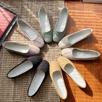 Plus Size (35-43) Kasut Perempuan flat shoes women Ladies Comfort Flats Jelly Shoes Kasut Flat Heel Shoes