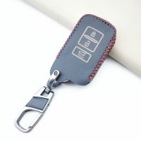 ►✽๑ Hot Sale 100 Leather Car Key Case For Toyota Land Cruiser Rights 150 Camry Wearable For Subaru Foreste XV Box Accessories Shell