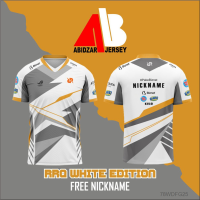 2023 New RRQ newest white jersey RRQ white shirt RRQ away free stiker fee ongkir via shopi pay Summer Fashion T-shirt