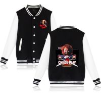 Childs Play Chucky Varsity Baseball Bomber Jacket Men Women Hip Hop Harajuku Jackets Streetwear Boys Girls Loose College Coats