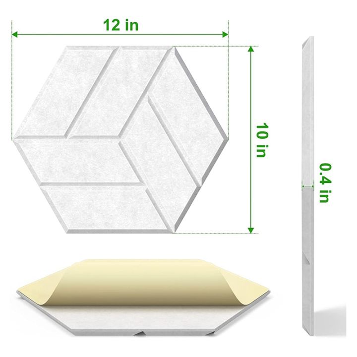 20-pack-self-adhesive-acoustic-panels-hexagon-pattern-sound-proof-foam-panels-sound-panels-for-home-studio