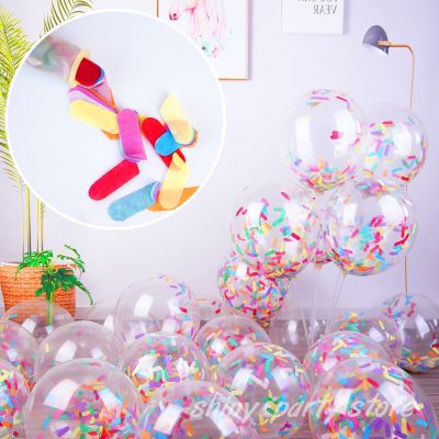 10pcs 12inch Confetti Balloons Ice Cream Mixed Color Balloon Childrens Festival Birthday Party Wedding Anniversary Decoration Balloons
