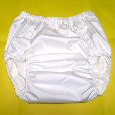 Free Shipping FUUBUU2204-WHITE-XL SNAP ON shorts The old man of diapersWaterproof shortsWaterproof and breathable
