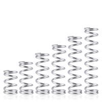 0.8x5mm  304 Stainless Steel Compression Spring  0.8mm Wire Diameter  5mm Outer Diameter  10-50mm Free Length  10PCS Coil Springs