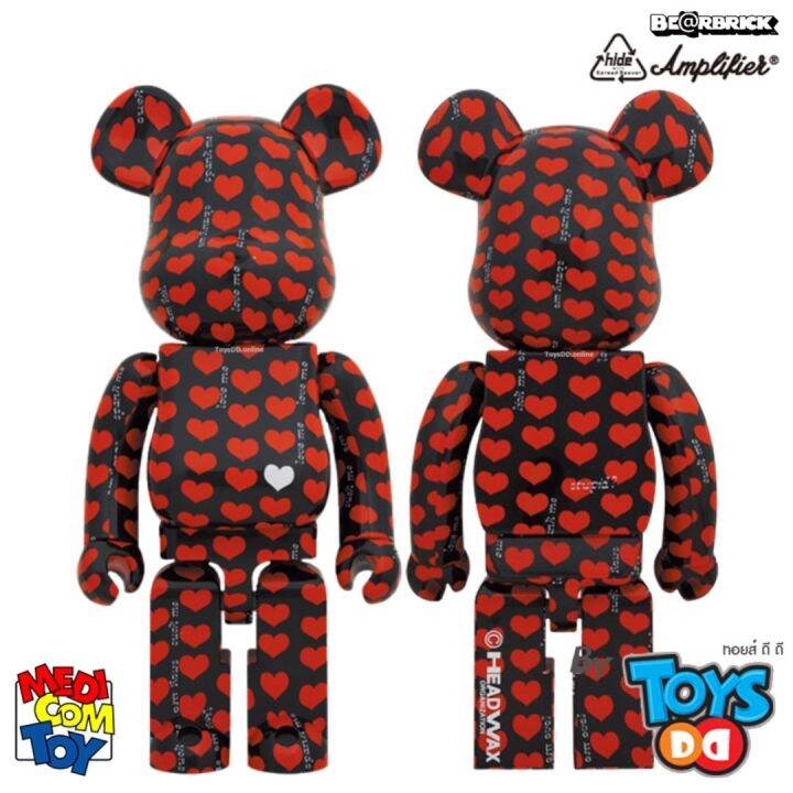 BearBrick Black Heart 1000% | Lazada.co.th