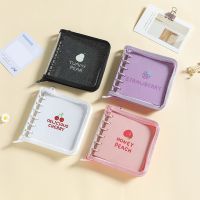 MINKYS New Kawaii A7 Zipper Binder Notebook Kpop Photocard Collect Book Journal Diary Agenda Planner Bullet School Stationery