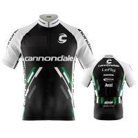 เสื้อปั่นจักรยานแบบซิปเต็มจักรยานเสือภูเขา Cannondale Pro Team แขนสั้นแบบแห้ง Uv + 50