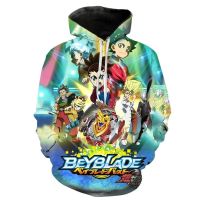 {Match maker}} Unisex Beyblade ระเบิดญี่ปุ่นอะนิเมะเสื้อกันหนาวหมวกผู้ชาย/ผู้หญิง JOJO ตลกการ์ตูนเสื้อยืดฮาราจูกุฮิปฮอปที่น่าสนใจ Hoody ท็อปส์