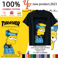 เสื้อยืดผู้ใหญ่ Supreme Houmo Simpson Family ปี 2023