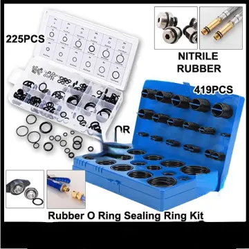 279 Pcs Universal Black Vehicles O-Ring Rubber Sealing Gasket Seal Gasket  Kit