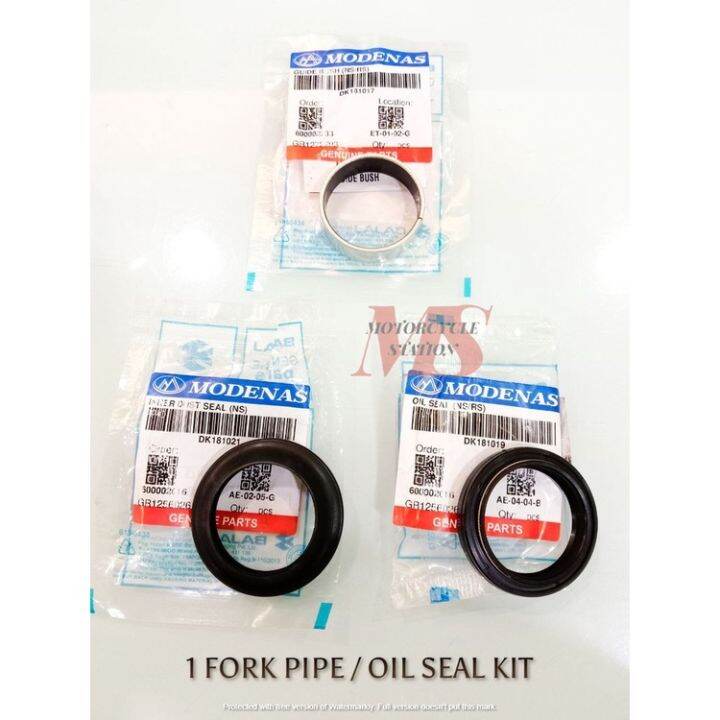 OIL SEAL SET KIT FRONT FORK NS200/RS200 PULSAR BAJAJ ORI Lazada