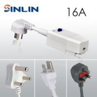 แผ่นดินปลั๊กป้องกันการรั่วไหล220V-240V 30ma Lbc 16a Peralatan Rumah Tangga ปลั๊กยุโรปปกป้องเครื่องปรับอากาศเครื่องทำน้ำอุ่น