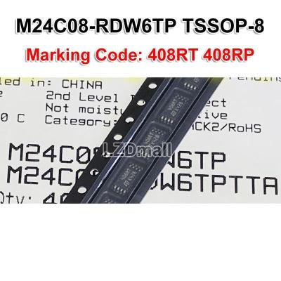 10ชิ้น M24C08-RDW6TP TSSOP-8 408RT 40BRP 408RP TSSOP8 SMD 8Kbit Serial I2C ชิป EPROM BIC ของแท้ใหม่