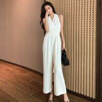 Jumpsuits 2023 new names show thin summer long tall waist trousers red jumpsuit jumpsuits wide-legged pants