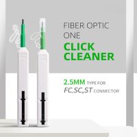 ปากกาทำความสะอาดใยแก้วนำแสง Ftth แบบ2ชิ้น/ล็อต2.5Mm/1.25Mm Lc เอฟซีเอสซีปากกาทำความสะอาดกล้องเพียงคลิกเดียวตัวเชื่อมต่อวงจร