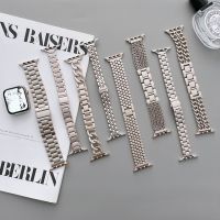 Starlight Steel Strap for Apple Watch Band Ultra 49mm 44mm 40mm 41mm 42mm 45mm Metal Bracelet Correa IWatch Series 8 7 SE 6 5 3 Straps