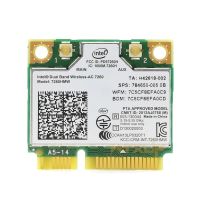 ตัวรับสัญญาณ WiFi ดูอัลแบนด์7260 Intel 7260 7260AC 2.4 7260HMW และการ์ดแบบไร้สาย WiFi ขนาดเล็ก BT4.0 5G 867Mbps