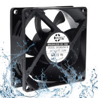 2021SXDOOL 80mm DC 12V Waterproof IP68 Cooling Fan,80X80X25mm High Speed CFM 3600RPM ,for Computer Chassis Cabinets PC Cooler