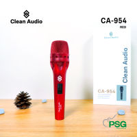 CLEAN AUDIO : CA-954 RED DYNAMIC CARDIOID MICROPHONE