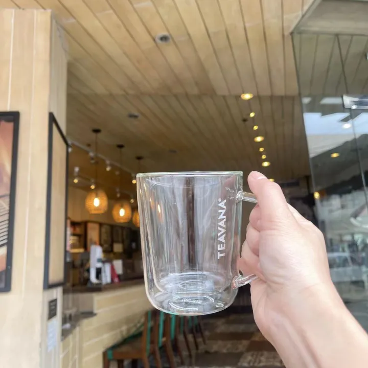 Uni Cafe Glass Cup Starbucks Glass Mug With Bamboo Lid Lazada PH