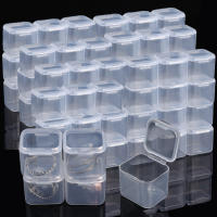 Mini Jewelry Storage Container Small Jewelry Organizer Box Jewelry Packaging Organizer Small Square Plastic Box For Earrings Transparent Jewelry Storage Box