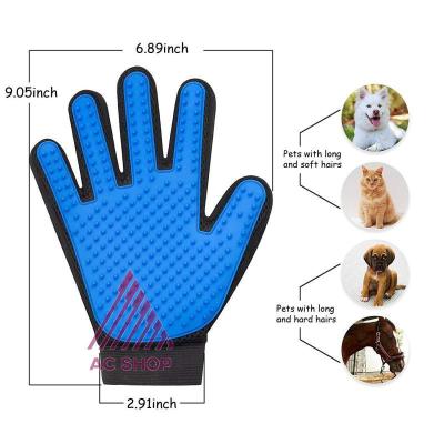 ถุงมือแปรงขน ถุงมือหวีขนสัตว์ ถุงมือลูบขนหมา ขนแมว ช่วยให้ขนไม่พันกัน มีปุ่มสัมผัสช่วยกระตุ้นความฟิน. AC99.