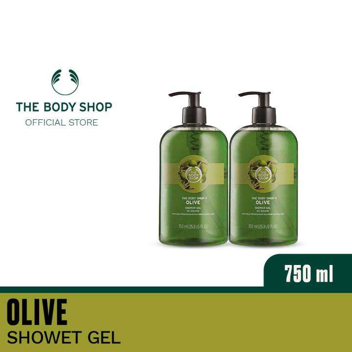 The Body Shop Olive Shower Gel (750ml) [Bundle of 2] Lazada PH