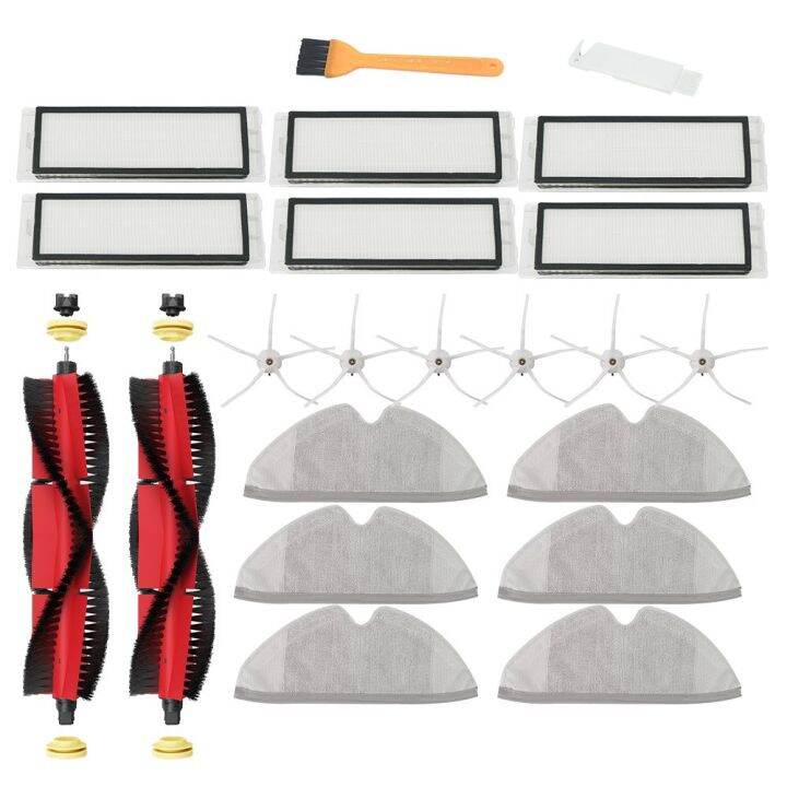 สำหรับ-roborock-s5-s50สูงสุด-s51-s6-s60-s6บริสุทธิ์-s5max-สูญญากาศอุปกรณ์ไม้ถูพื้นตัวกรอง-hepa-แปรงหลักชิ้นส่วนแปรงด้านข้าง