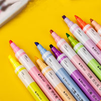 612Pcs Double Headed Highlighter Pen Set for Student School Office Supplies Cute Stationery