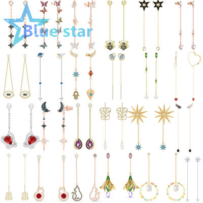 Swa Christmas gifts for new year 2022 Trends Womens jewelry store austrian crystal Jewelry Long pendant charm earrings