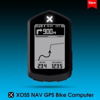 XOSS NAV เครื่องวัดความเร็วจักรยานแบบไร้สายคอมพิวเตอร์ GPS จักรยานแผนที่นำทางกันน้ำบลูทูธ ANT + จังหวะความเร็ว2.4 จอ HD