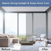 One Way Mirror Film Heat Insulation Mirror Film 50cm X 200cm Privacy Glass Sticker Reflective UV Solar Insulate Self Adhesive Window Sticker and Films