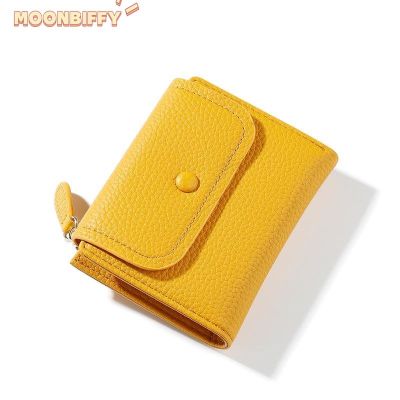 Small Pu Leather Women Wallet Mini Lady Coin Purse Pocket Yellow Female Wallet Girl Money Clip Brand Small Women Wallets Purse
