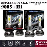2คู่4ชิ้น9005 H1สำหรับ Infiniti M35 M45 06-08อคิวล่า Rsx 05-06 Lexus Lx470 98-07 Combo Hight Low Beam ชุดหลอดไฟไฟหน้ารถมอเตอร์ไซค์แบบ Led