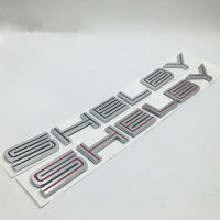 5X 3D ABS SHELBY โลโก้ด้านหลัง Trunk Emblem ด้านหน้าป้ายสติกเกอร์รถสำหรับ Super Snake CO Mustang GT350 GT500