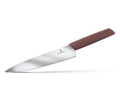 Victorinox มีดครัว Kitchen Knives - Swiss Modern Carving Knife 22cm, Grape-red (6.9016.221B)