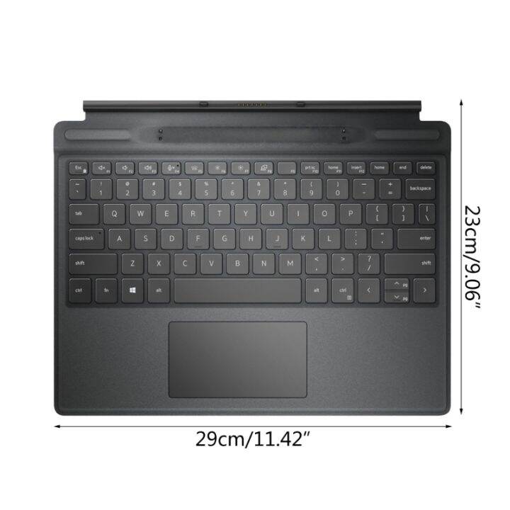 us-english-keyboard-สำหรับ-dell-latitude-7320แป้นพิมพ์เดินทางที่ถอดออกได้-trackpad-tablet-ต้นฉบับ-new