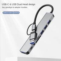 ประเภทอะแดปเตอร์ USB C ถึง HDM-เข้ากันได้ RJ45 5 6 8 11พอร์ตกับ PD TF เอสดีเอยูเอ็กซ์ Usb Hub 3 0สำหรับ Macbook Air ฮับ PC