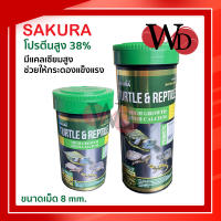 อาหารเต่าซากุระ sakura Turtle สูตรเร่งโต กระดองแข็งแรง โปรตีนและแคลเซียมสูง