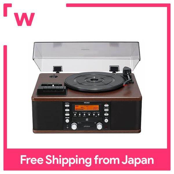 TEAC CD Recorder with Turntable/Cassette Player LPR520WA Walnut Lazada