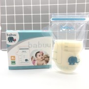 HCM Tách Hộp Hộp 30 túi trữ sữa Baby Babuu Nhật Bản 100ml tiện lợi