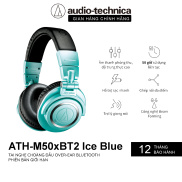 Tai nghe Over-ear Bluetooth Audio-technica ATH-M50xBT2 Ice Blue