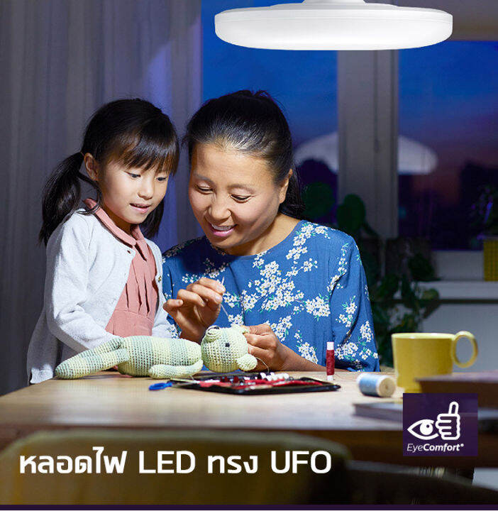 neobee-หลอดไฟled-แสงขาว-daylight-ขั้ว-e27-หลอดไฟ-ufo-ไม่กินไฟ-ถนอมสายตา-หลอดแอลอีดี-ประหยัดพลังงาน-ติดตั้งง่าย-ถนอมสายตา-รับประกัน